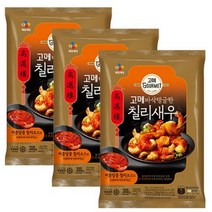 [KT알파쇼핑][CJ] 고메 바삭탱글한 칠리새우 450g 3봉, 3개