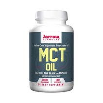 자로우 포뮬라 MCT오일 1000 mg 소프트젤 180개입 Jarrow Formulas MCT Oil, 1개