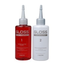 그리에이트 그로스 클리닉 세팅 펌 1 2제 150ml (건강 손상모 아이롱펌펌-1박스10개입), 그로스 클리닉 세팅 펌150ml(손상모-1박스10개입)