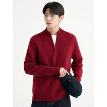 [빈폴(아울렛)] [빈폴멘] 레드 베럴 B 하프 집업 니트 (BC2851A046)