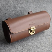 사이드백 자전거 오토바이 바이크 프론트 리어 가방 스쿠터 클래식 새들, redbrown