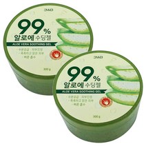 예쁜얼굴 알로에 수딩젤 99% 300g x2개 수분 피부진정, 단품