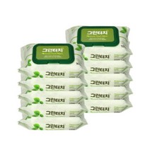 [ILLU]그린터치 캡형 물티슈 100매 - 10세트 사무실 국산 홍보 피톤치드 다용도 차량 가정용 데일리 형물_hAeEA, 옵션▩무, ff본상품ff