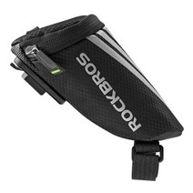 락브로스 자전거 안장 미니 가방 C28BK, 1개, 블랙