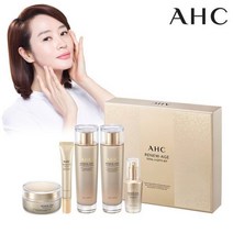 AHC 리뉴에이지 4종 기프트세트(토너130ml+로션130ml+크림30ml+앰플30ml+특별구성 아이크림 20ml)
