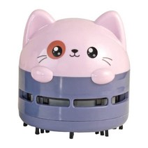 진공 청소기 귀여운 자동차 키보드 집진기 충전식 먼지 청소기 소형 휴대용 USB 데스크탑 진공 청소기, 01 purple