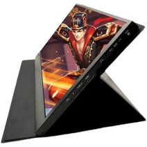 노트북 화면 DIY 보조 모니터 휴대용 LCD 확장 모니터, 120HZ/Type-C드라이브보드+케이스