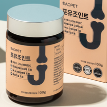 닥펫 강아지 관절영양제 슬개골탈구 디스크 관절염 근육통 저알러지 뼈 근육 인대강화, 포유조인트 40g 파우치