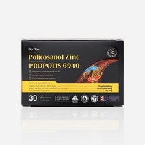 바이오탑 폴리코사놀 프로폴리스 6940 아연 고함량 폴리코사놀 고함량 프로폴리스 propolice, 180캡슐