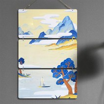 멀티아크릴액자/산수화(3단), 타입:타입2