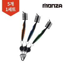 기타 5개 1세트 몬자 레이크 골프클럽 세척 브러쉬, 클럽세척브러쉬 색상랜덤 5세트