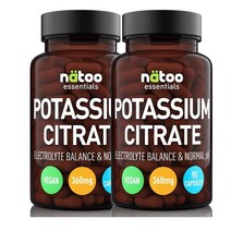 이탈리아 나투 NATOO 구연산칼륨 360mg 포타슘 시트레이트 90정, 2팩