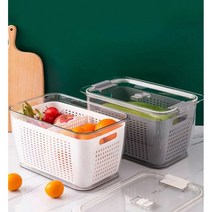 층분리 파티션 세척 바스켓 - 설거지통 싱크대 물빠짐 바구니 대야, 화이트