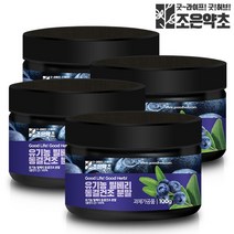 유기농 동결건조 빌베리 분말 가루 파우더 100g x 5, 단품, 단품