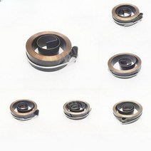 스파이럴 인장 토션 스프링 집게 코일 태엽 용수철, 01.6mm 내부 후크 외부 후크, 1개