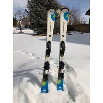 살로몬 바인딩이 있는 Dynastar Powertrack 4x4 142cm 여성용 초심자 스키