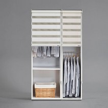 [천삼백케이] [플레인홈] 이라네 롤스크린 드레스룸 세트 1000 (착불), 화이트-C타입