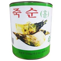 ppp 죽순캔 죽순홀 명진 2.8kg 업소용 통조림 죽순 요리, 3개