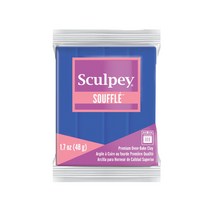 스컬피 수플레(souffle) 48g 폴리머클레이 (oven-bake clay), 콘프라워 (Cornflower)