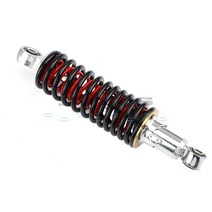 오토바이쇼바 서스펜션 완충기 업쇽 오토바이 리어 쇼크 업소버 CG125 GS 남성용 라이딩 범용 더블 스프링, 01 310mm