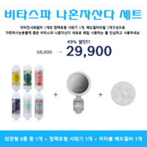 비타스파 나혼자산다세트(외장형 6종 중 1개 + 컴팩트형 샤워기 1개 + 비타볼 헤드필터 1개), 5월의 신부