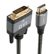 파워랜 고급형 HDMI to DVI 케이블 2m PL-HD-020S, 1