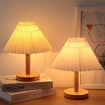 플리츠 스탠드 북유럽 풍 침실 침대 헤드라이트 펜션 장식 무드등 망 빨간불 소녀 숙소, 17. USB 리모트 트리플 라이트 백합 로즈