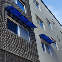 캐노픽스 450x1900 국산 비가림막 현관 창문 차양 렉산 지붕 시공전문, 브라운, 블랙, 블랙(분체도장)