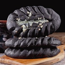 [외계인방앗간] 치즈먹물쌀빵 오징어먹물 크림치즈 쌀빵 식사빵 점심 쌀 빵택배