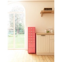 이동식 철재 이케아 철제 서랍장 바퀴서랍장, 2