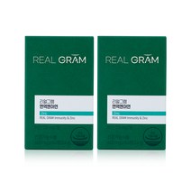 1+1 리얼그램 면역엔아연 글루콘산아연 400mg x 60정 아연영양제 면역력강화영양제, 1개(2통)