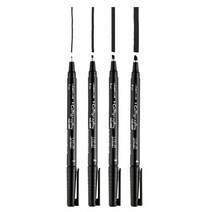 라인플러스 캘리그라피 펜 4mm, 20개