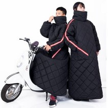 오토바이 방한복 배달 우주복 스즈키복 겨울 바람막이 의상, 블랙/XL