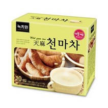 녹차원 간단한 천마차 10스틱(든든한 천마) 명절 부모님 선물 탕비실 회사 손님접대 체중조절, 4개