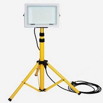 [GNG마켓] LED 투광기(전용 스텐트포함) 싱글(100w) 트윈(50w+50w) 작업등 캠핑용 작업용 투광등 간편설치 랜턴 후레쉬, 100w 싱글+전용스텐드, 1개