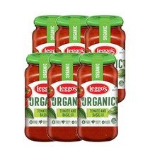 레고스 토마토 바질 파스타 소스 500g Leggos Tomato Basil Pasta Sauce, 6팩