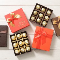 사각리본 페레로로쉐(T9) 발렌타인데이 화이트데이.알사탕닷컴, 사각리본페레로로쉐(T9)