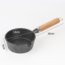 계란 에그 스텐 계란말이 사각 후라이팬 프라이 후라이 팬 kata cast iron mini nonstick flat bottom omelette pan with wooden, 13cm
