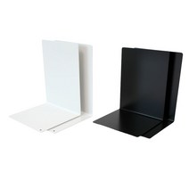 비움 북앤드 L자 책꽂이 책상 데스크 정리, basasboy 화이트(89073)