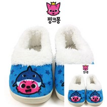 털실내화 핑크퐁 방한실내화 상어 택1 겨울방한실내화 초등학교실내화