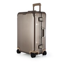 리모와 캐리어 오리지널 체크인 M 알루미늄 하드 28인치 캐리어 트렁크 티타늄