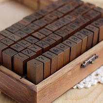 빈티지 알파벳 영문 숫자 특수문자 스탬프 도장 편지 문구 이름 이니셜 영어수업 다이어리용