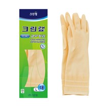 크린랲 크린랩 주방용 식품용 식품전용 증정 고무장갑 대(L), 3개