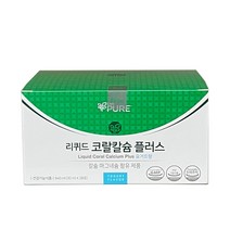 리브퓨어 리퀴드 코랄칼슘플러스 파우치 요거트향, 840ml, 1박스