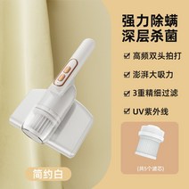 매트리스 침구청소기 이불 러그 청소기 집먼지 침대 진드기, UV화이트 (+5필터)