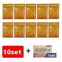 홍삼 한방 패드 건강 파스 20매입 x 10팩, 10개