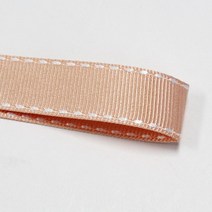 카네이션리본 선물포장리본 꽃포장리본 골지 스티치 리본 (폭 5mm 길이90m)(폭 10mm/15mm 길이 45m), 19(살구), 15mm