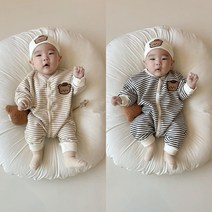 스타일베베 곰돌이 슈트 세트 우주복 아기 신생아 6개월 12개월 돌 조카 출산 선물 바디슈트 룸퍼