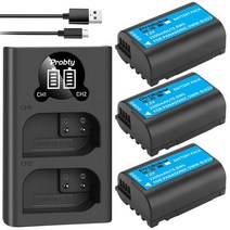 DMW-BLK22 교체 배터리 파나소닉 루믹스 DC-S5 II IIX GH5 GH6 S5II S5M2 GH5M2 2200mAh, [03] 3BatteryWithCharger