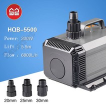 수조냉각기 수족관냉각기 어항 냉각기 수족관 미니 Sunsun HQ 수중 펌프 조용한 필터 수륙 양용 물 교환기 순환 가정용, [08] HQ-5500